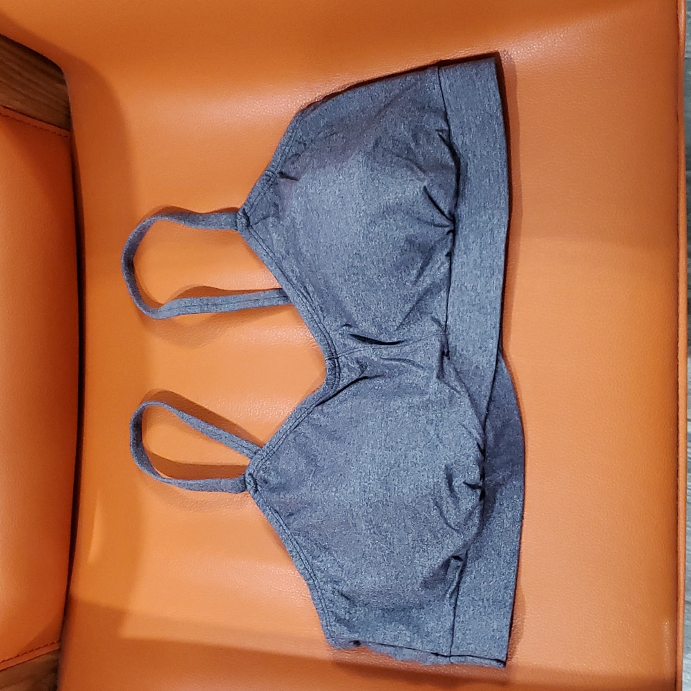 Torrid Sz 1 1X Dark Gray Micro V-Neck Bralette